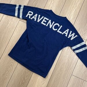 Box Lunch RAVENCLAW Shirt Unisex Small Blue Long Sleeve Cotton Harry Potter